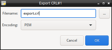 CRL Export